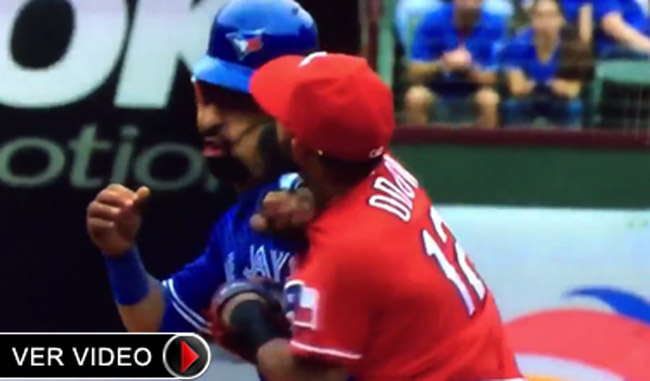 Rougned Odor Jose Bautista GIF - Rougned Odor Jose Bautista Texas