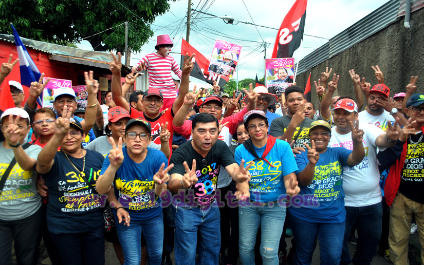 Distrito Cuatro De Managua Ratifica Respaldo Al Frente Sandinista En