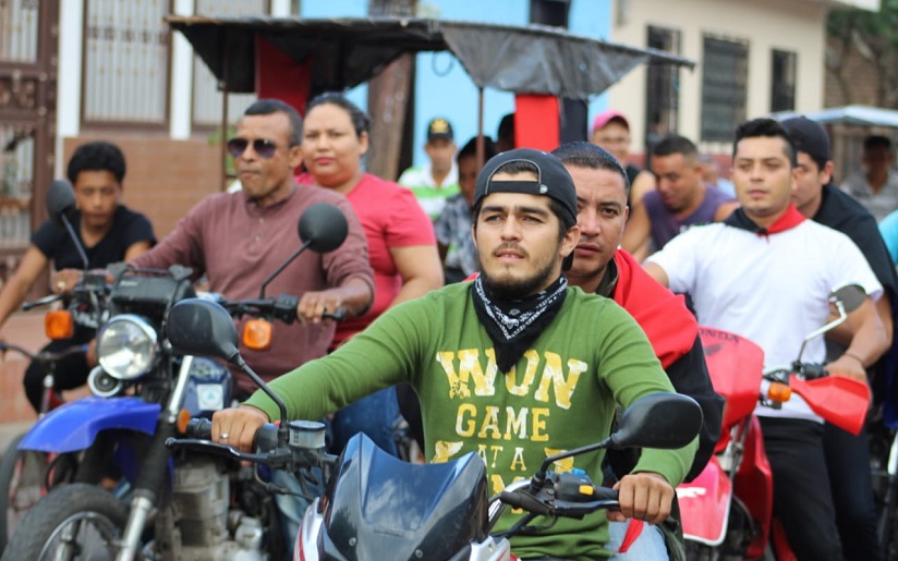 Caravana por la Seguridad y la Paz en San Isidro Matagalpa