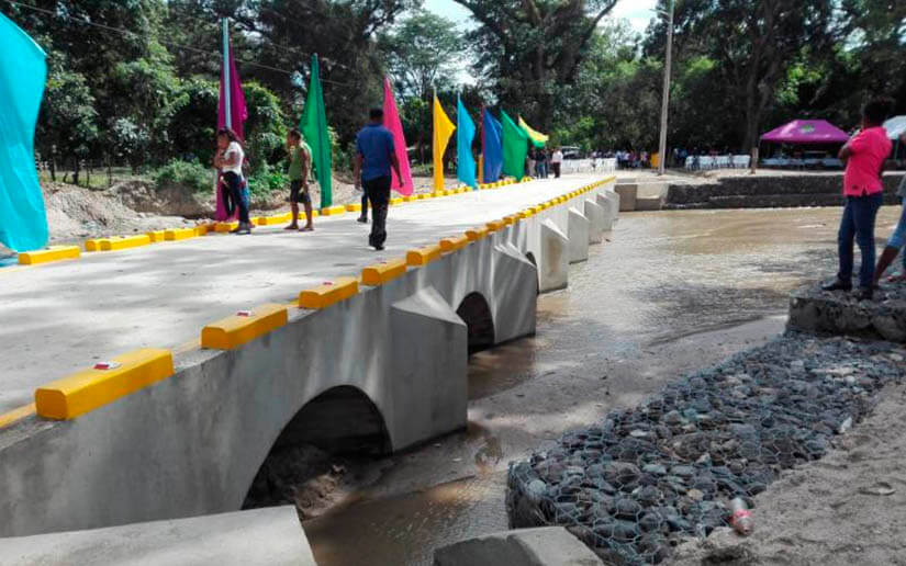 Inauguran Puente En La Comunidad El Coyol Jalapa