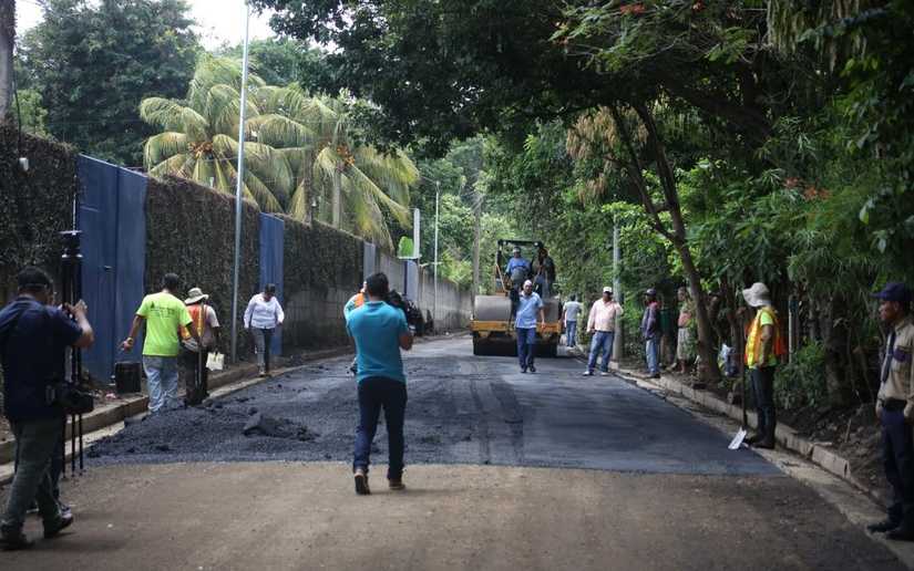 Alcaldía de Managua supervisa obras viales y de drenaje pluvial en