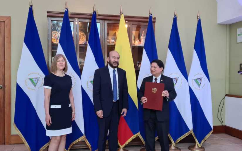 Nicaragua Recibe Copias De Estilo Del Embajador De Colombia