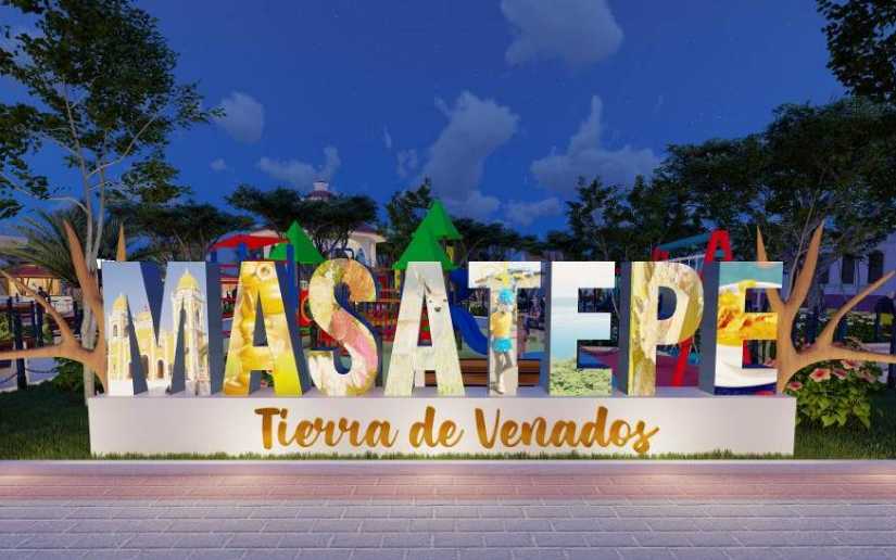 Inicia remodelación del parque central de Masatepe