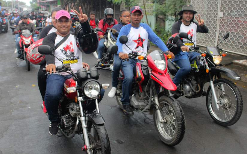 Caravana vehicular recorri Managua en respaldo a la paz y