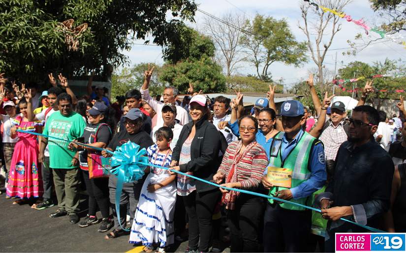 Alcald A De Managua Inaugura Proyecto Vial En El Barrio Hilario S Nchez