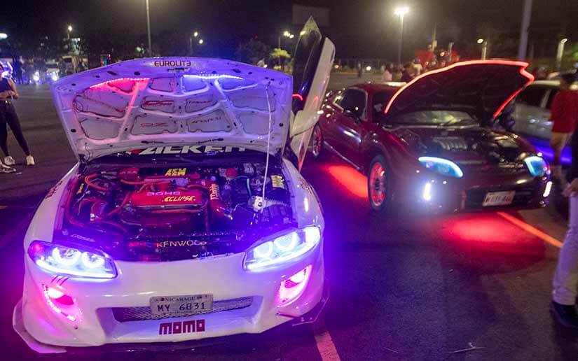 Noche De Veh Culos Tuneados Frente Al Estadio Nacional Soberan A