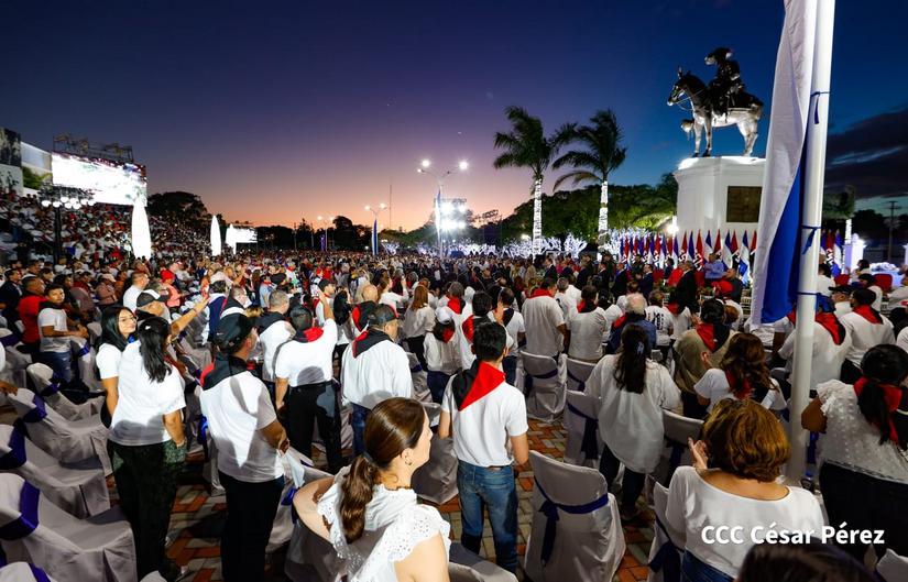 Acto Del 44 Aniversario De La Revolución Popular Sandinista