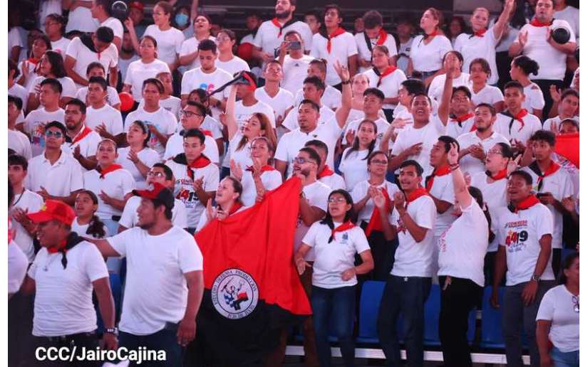 Juventud Sandinista 19 de Julio Modelo de liderazgo, compromiso social