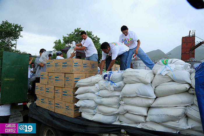 Gobierno Sandinista inicia distribución de paquetes de alimentos en Madriz