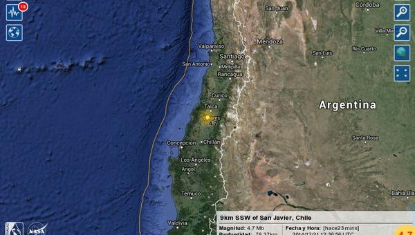 Temblor De Magnitud 4,9 Sacude Chile Sin Dejar Daños