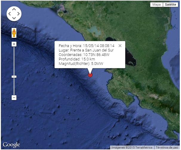 Reportan Sismo En El Pac Fico