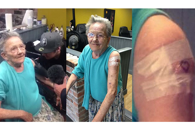 Bisabuela Rebelde Se Hace Su Primer Tatuaje A Los A Os