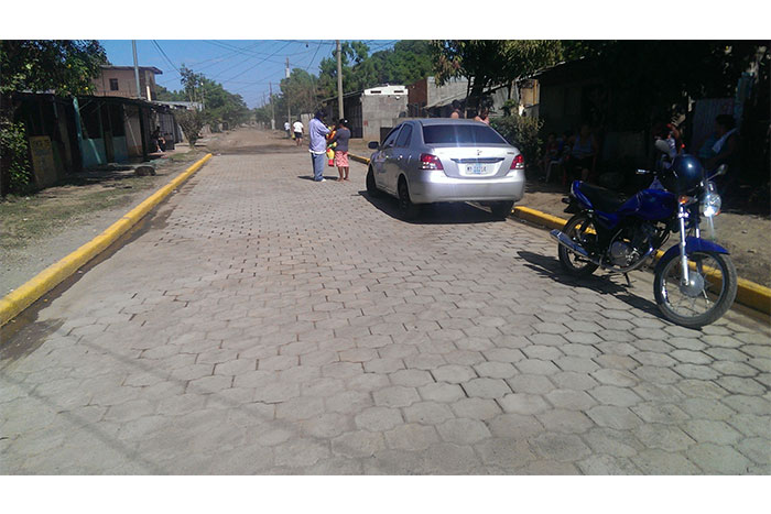 Alcaldía de Managua inaugura mejoramiento vial en barrio Martha Quezada