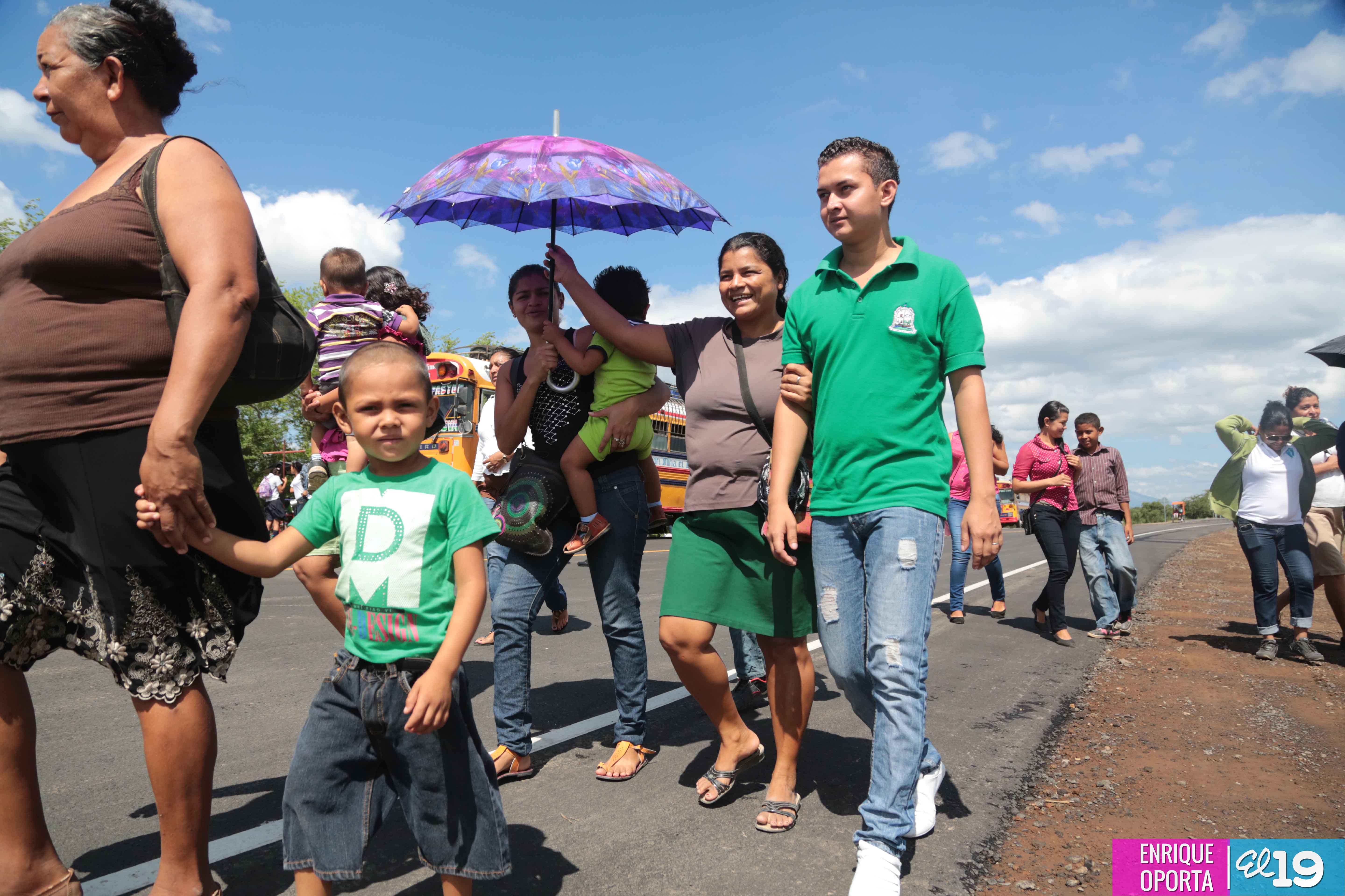 Gobierno Sandinista Inaugura Carretera La Paz Centro Malpaisillo