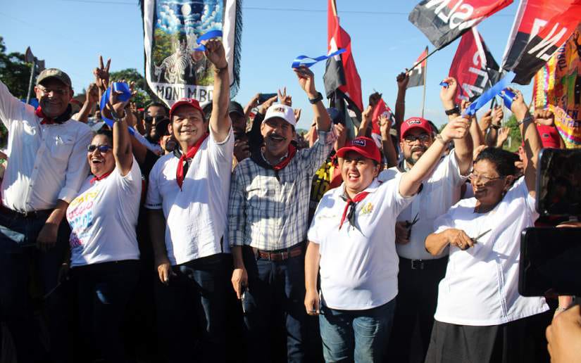 Gobierno Sandinista Inaugura Moderno Tramo De Carretera Masaya Catarina