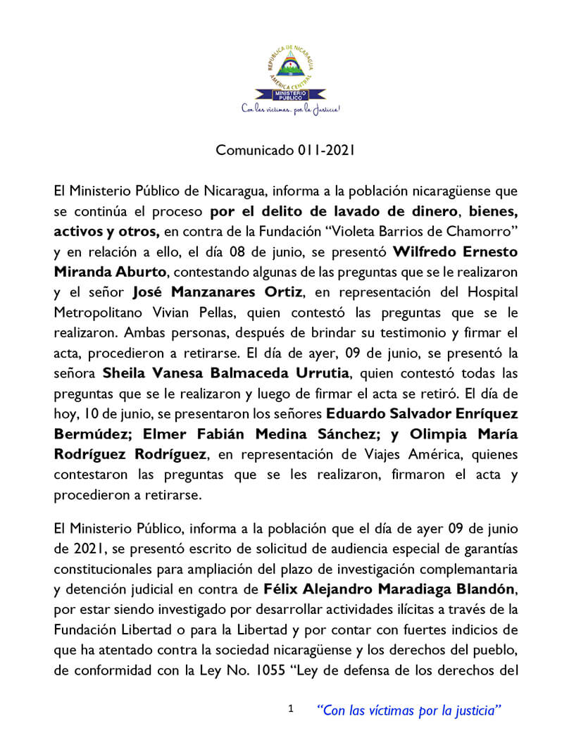 comunicado-11-ministerio-publico-nicaragua
