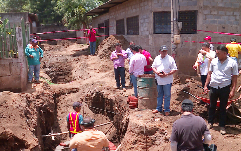 Proyecto de drenaje pluvial avanza en barrio Los Ángeles en Managua