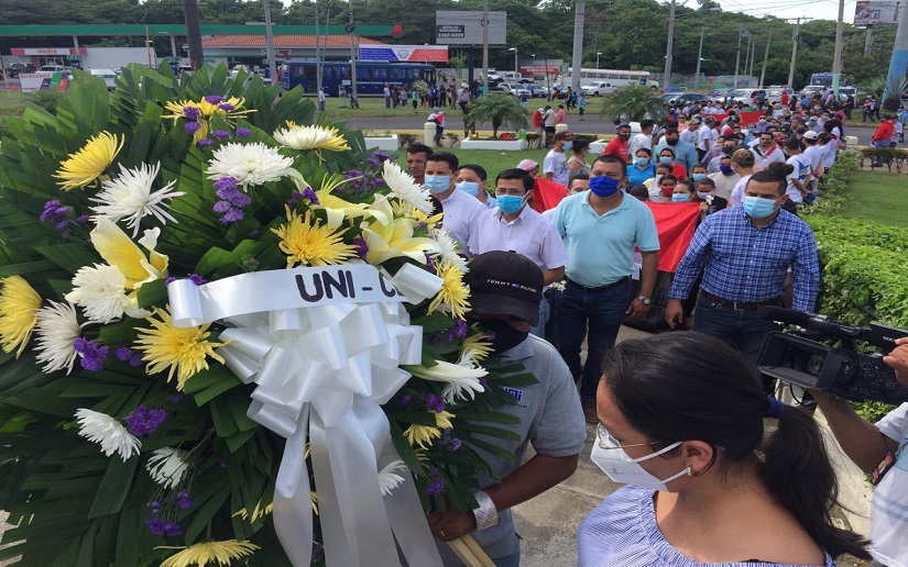 Pueblo sandinista rinde homenaje al héroe Rigoberto López Pérez 