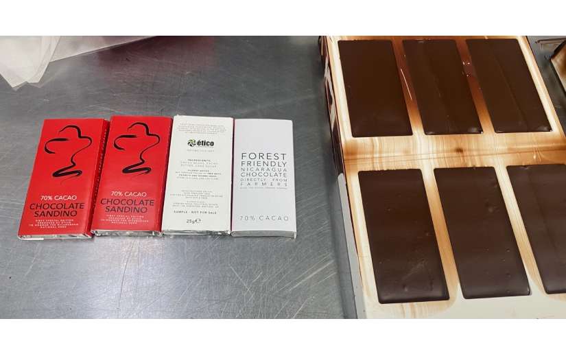 Empresa Británica ETICO produce chocolate “Sandino”