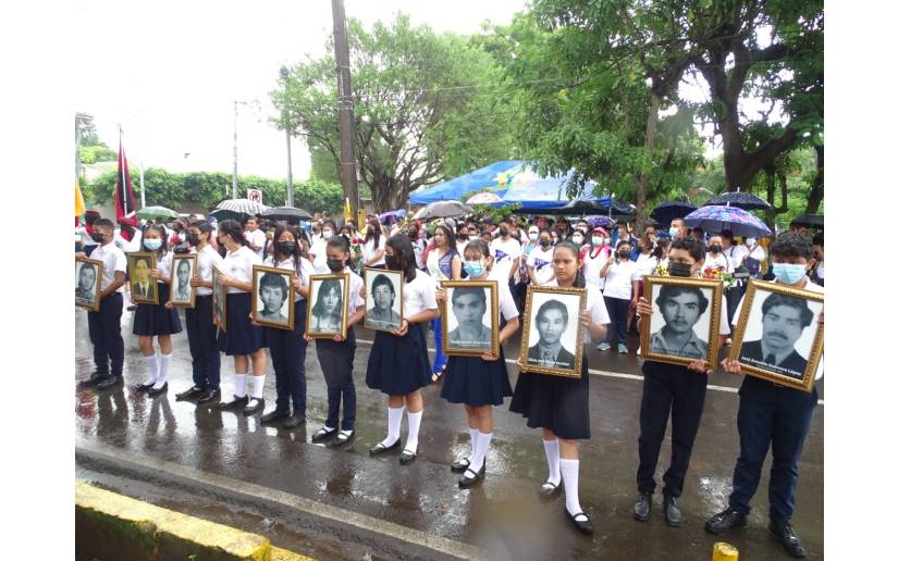 Masaya rinde honores a Héroes y Mártires de La Reforma