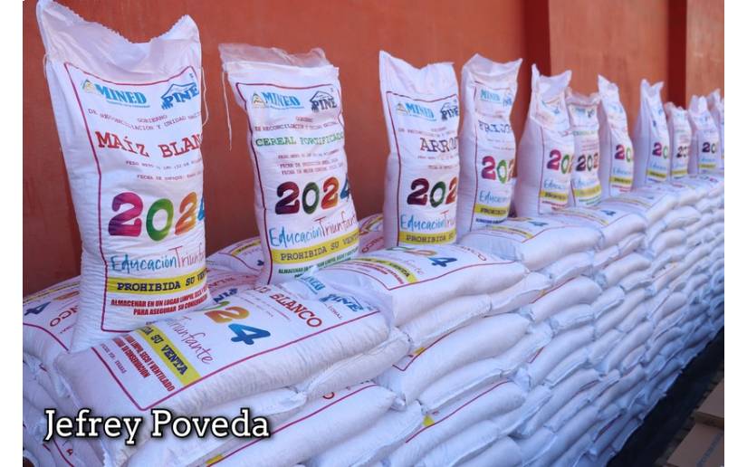 Nicaragua: Primer envío de merienda escolar 2024 sale hacia el Caribe Sur y Zelaya Central