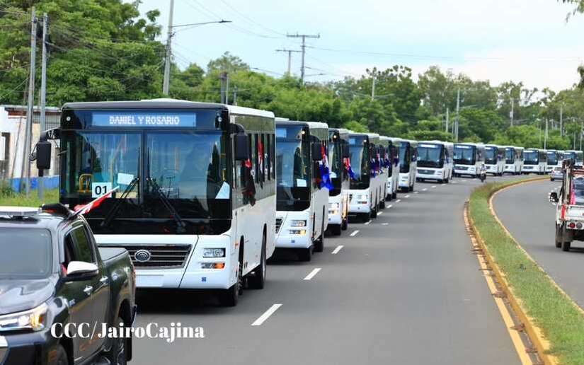 Nuevas unidades de buses llegarán a Nicaragua en los próximos días