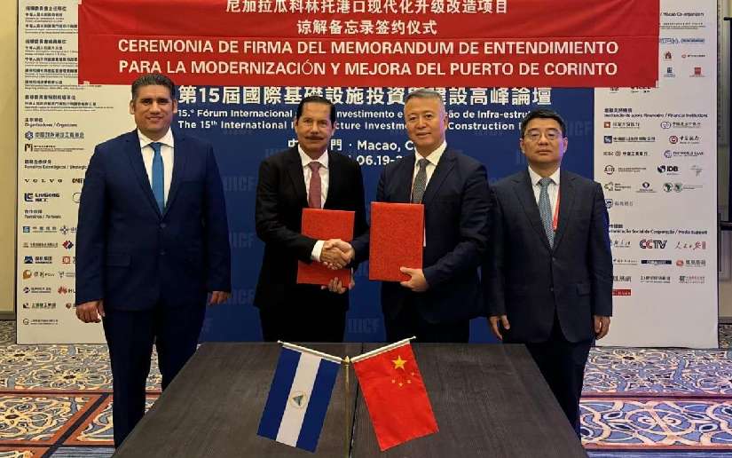 Delegación nicaragüense participa en el XV Foro Internacional de Infraestructuras de China