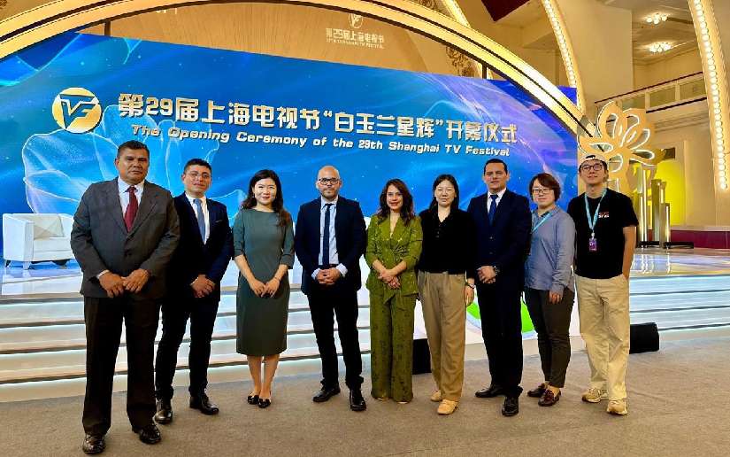 Delegación nicaragüense participa en inauguración del Festival de Televisión de Shanghai