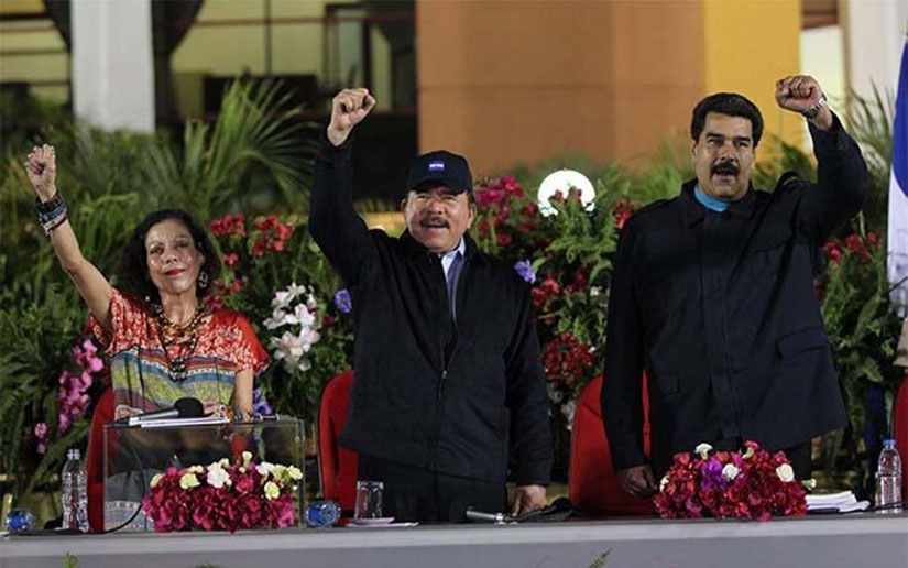 Comandante Daniel y Compañera Rosario envían un mensaje de solidaridad al Presidente Nicolás Maduro