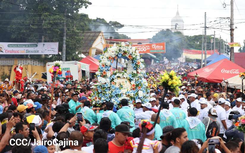 Nuestro pueblo celebra las fiestas agostinas y agradece a Dios por la paz en Nicaragua