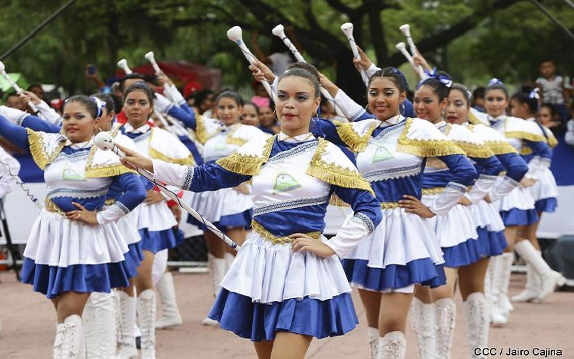 Celebrarán simultáneamente las Fiestas Patrias en los centros educativos de Nicaragua