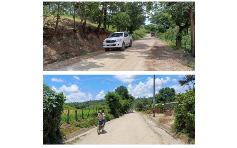 Finalizan obras de rehabilitación de camino que une Telpaneca y Ciudad Antigua