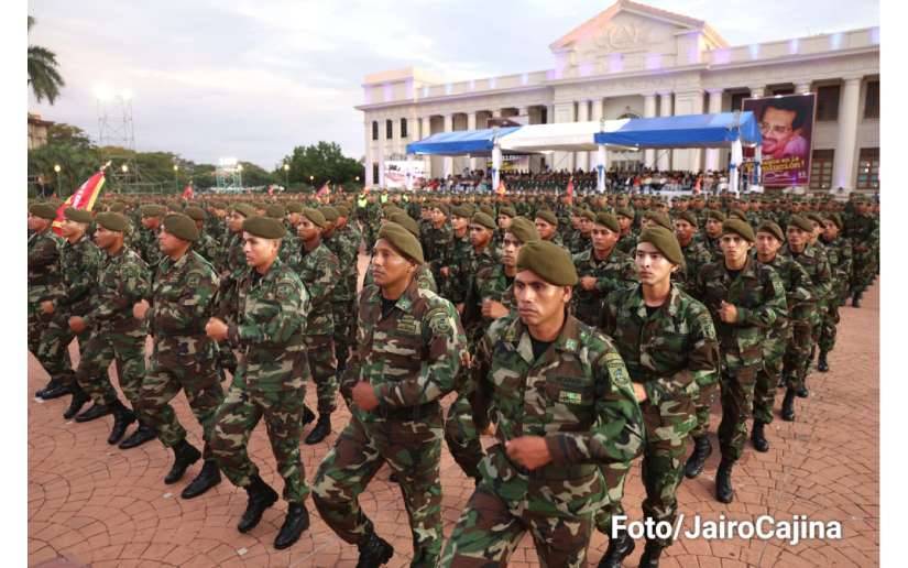 Ejército de Nicaragua celebrará sus gloriosos 45 aniversario de fundación