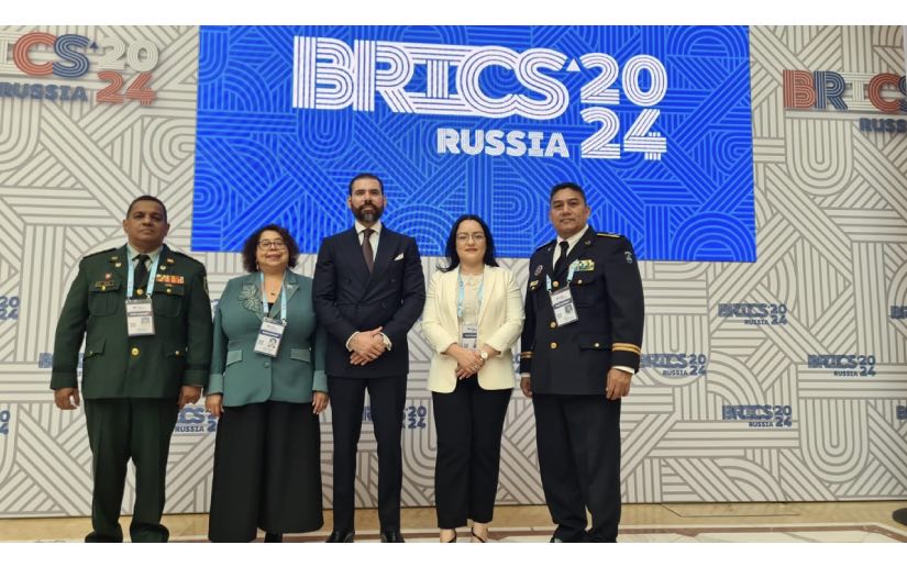 Delegación nicaragüense en reunión de asuntos de seguridad de los BRICS en San Petersburgo