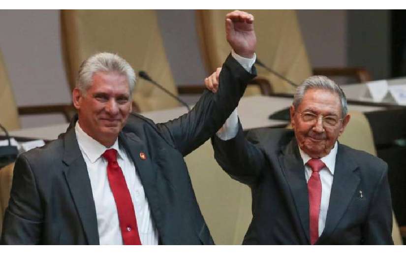 General Raúl Castro y Compañero Miguel Díaz-Canel saludan los 203 años de la Independencia de Nicaragua