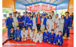 Academia de Judo impulsada por la Alcaldía de Managua cumple su tercer aniversario de creación