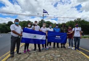 Antorcha Centroamericana de la Libertad recorre municipios de Ocotal, Macuelizo, Totogalpa y Somoto